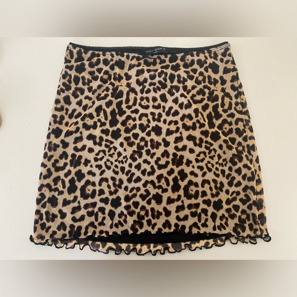 Leopard / cheetah Print Mini Skirt